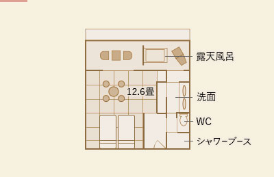 イメージ:西館／露天風呂付客室(1508号室)